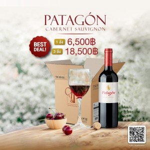 ไวน์ Patagon ยกลัง 12 ขวด ราคาโปรโมชั่น 6500 บาท ส่งฟรีทั่วประเทศ