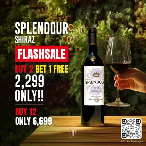 ไวน์ Splendour Shiraz BUY 1 GET 1 FREE โคตรคุ้ม! ถูกที่สุดในตลาด!