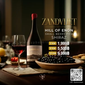 ZANDVLIET HILL OF ENON SMALL BERRY PICK SHIRAZ โปรโมชั่น 2 ขวด 1999 🍇 ไวน์แดงชีราสจากแอฟริกาใต้ 🍷🇿🇦