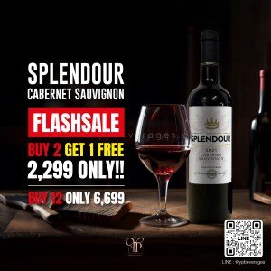 Splendour Cabernet Sauvignonโปรโคตรคุ้ม 2 แถม 1 ราคาพิเศษ 2,299 บาท