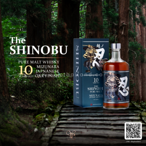 The Shinobu Pure Malt Whisky Mizunara 10 ปี เหล้าญี่ปุ่นราคาถูก